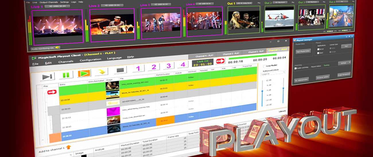 Broadcast Playout Software